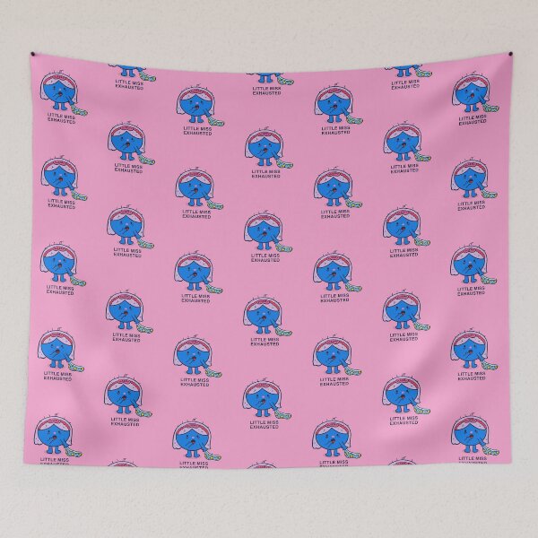 Item preview, Little Miss Exhausted designed and sold by Alicia.Makes.Art.