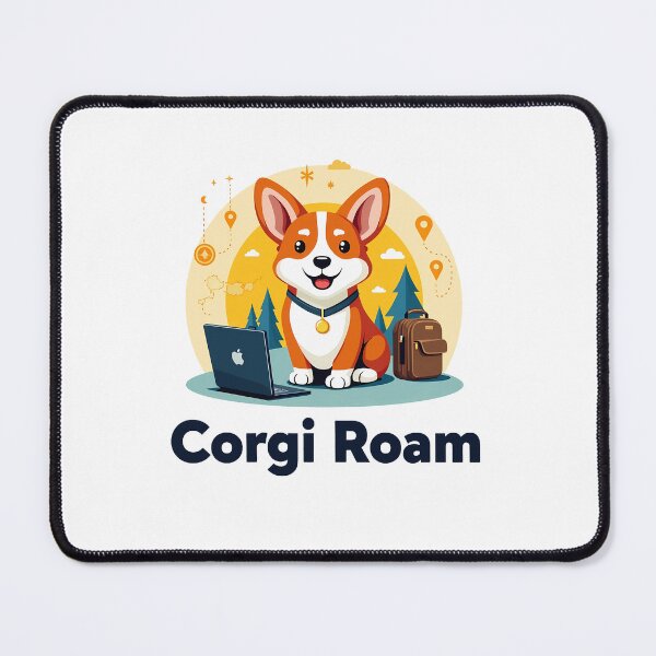Item preview, Digital Nomad Corgi – Corgi Roam Remote Work Freedom designed and sold by zoughlal.