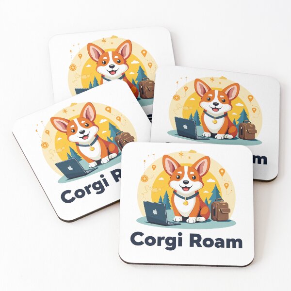 Item preview, Digital Nomad Corgi – Corgi Roam Remote Work Freedom designed and sold by zoughlal.
