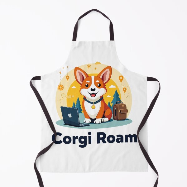 Item preview, Digital Nomad Corgi – Corgi Roam Remote Work Freedom designed and sold by zoughlal.