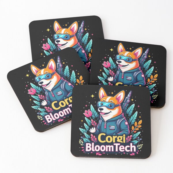 Item preview, Futuristic Botanist Corgi – Corgi BloomTech Eco-Friendly Innovation designed and sold by zoughlal.
