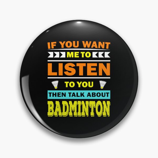 Item preview, Badminton Lover Funny Quote    designed and sold by allistermariam.