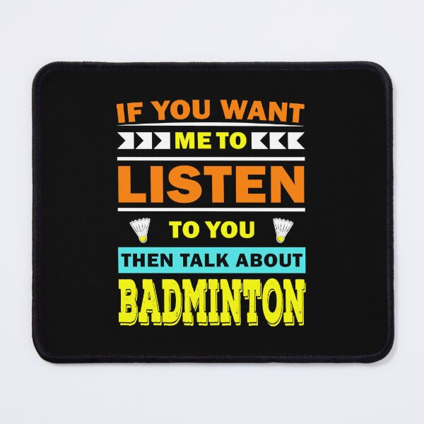 Item preview, Badminton Lover Funny Quote    designed and sold by allistermariam.