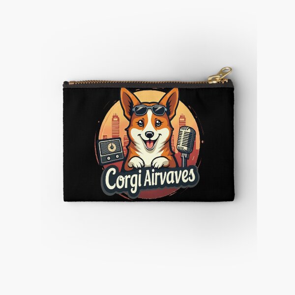 Item preview, Retro Radio Host Corgi – Corgi Airwaves Nostalgic Broadcast designed and sold by zoughlal.