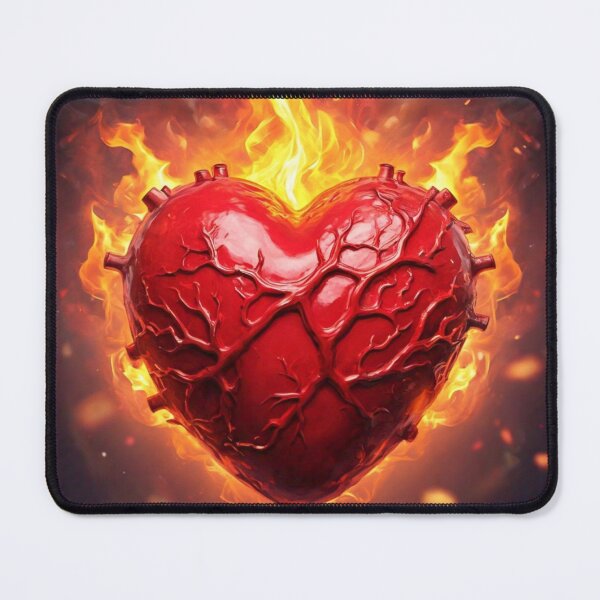 Item preview, Heart on Fire 1 designed and sold by Heartbreaker Creative.