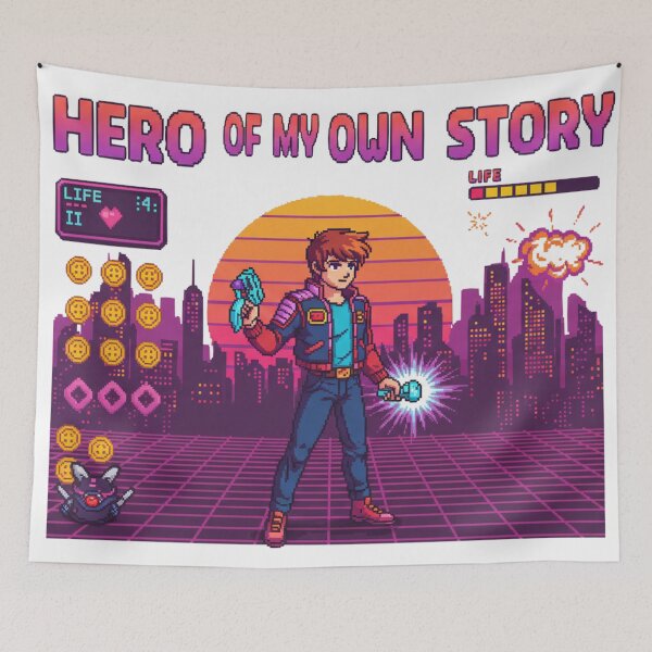 Item preview, Hero in my own story designed and sold by JonelleTshirts.