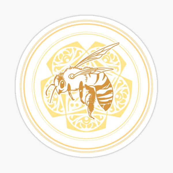 Item preview, Honey Bee Mandala  designed and sold by JsStarvingArt.