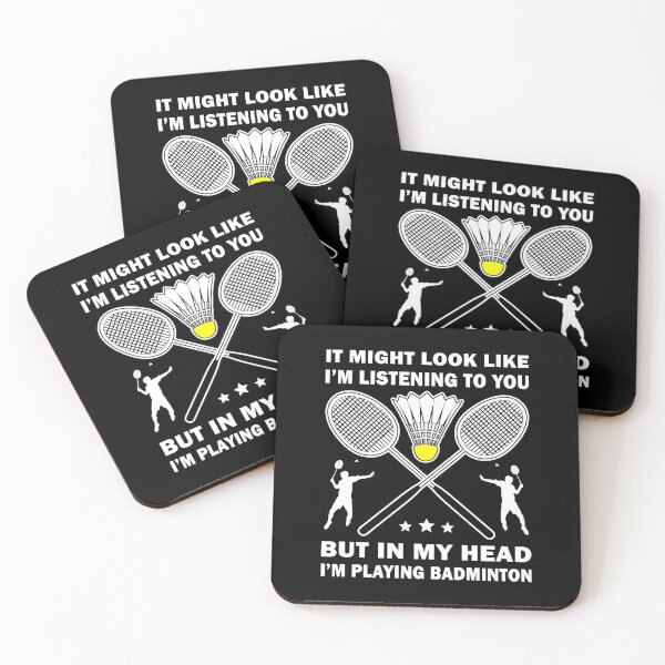Item preview, Badminton Lover Funny Quote designed and sold by allistermariam.