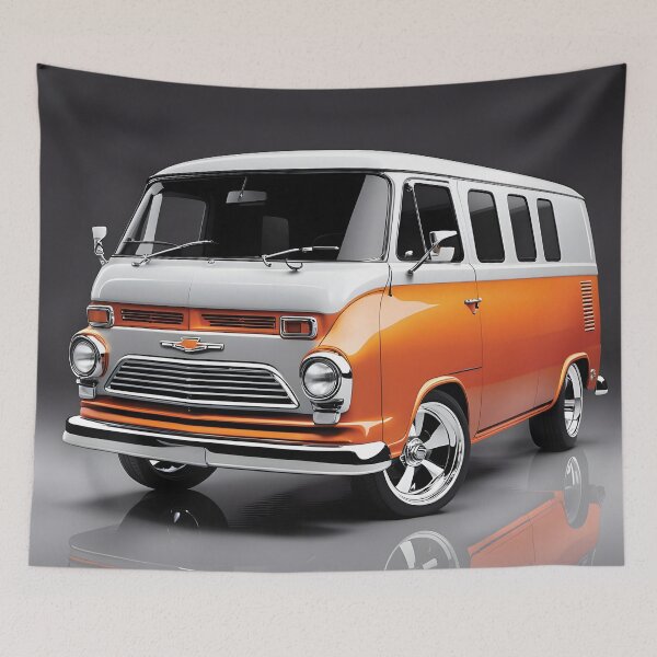 Item preview, Chevy Van Orange designed and sold by Random Designs.