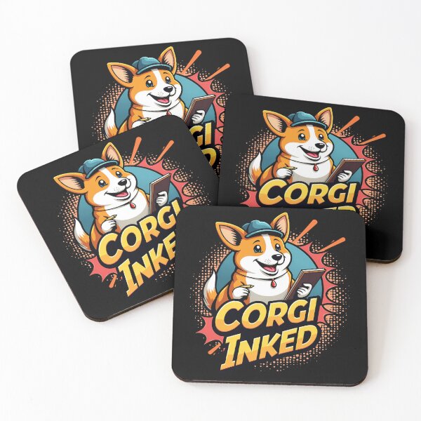 Item preview, Comic Book Artist Corgi – Corgi Inked Vivid Imagination designed and sold by zoughlal.