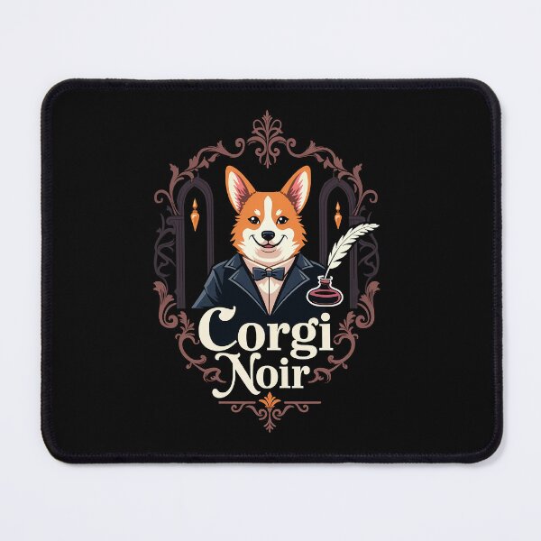 Item preview, Gothic Novelist Corgi – Corgi Noir Dark Literary Allure designed and sold by zoughlal.