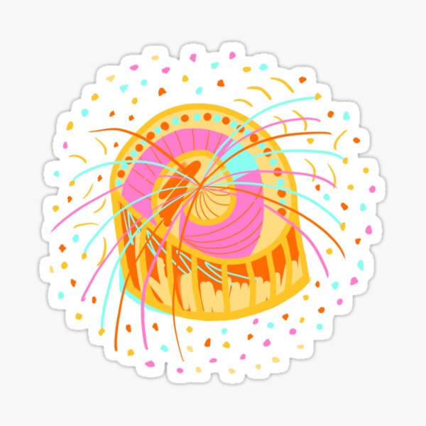 Item preview, Colorful Confetti Sports Stadium designed and sold by Strawberry Swivel.