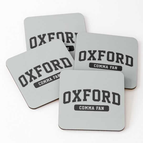 Item preview, oxford comma fan | dark designed and sold by DesignsByAND.