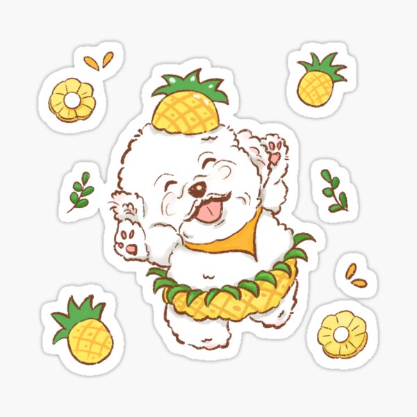 Item preview, Pineapple Dance Party Puppy designed and sold by noreen602.
