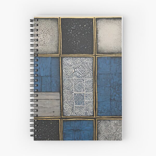 Item preview, 4831 Abstract Pattern Geometric Intricate Blue Black White designed and sold by j5rson.