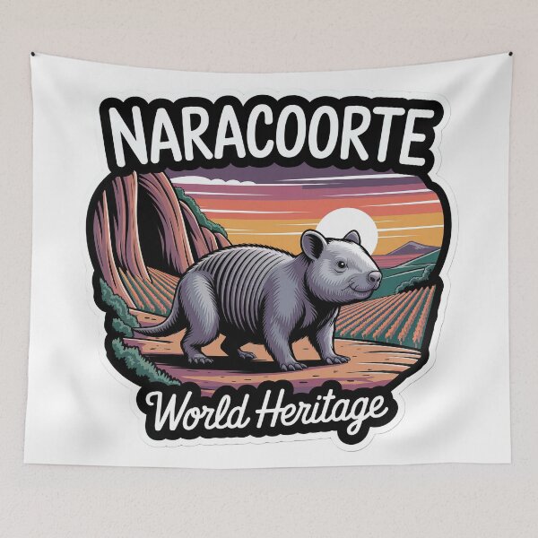 Item preview, Naracoorte caves wombat designed and sold by Random Designs.
