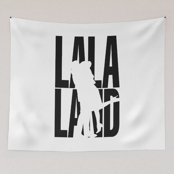 Item preview, La La Land minimalist movie inspiration black designed and sold by LapinMagnetik.