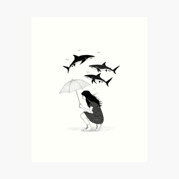 Item preview, Surreal Shelter in a Storm of Fins designed and sold by BiloLouch.