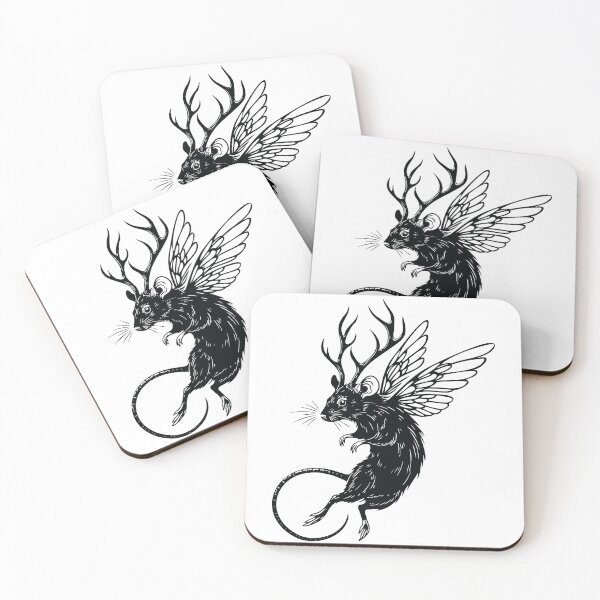 Item preview, The Whispering Wolpertinger l folklore designed and sold by Space Hyenas.