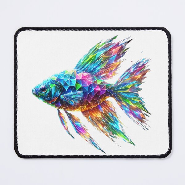 Item preview, Prism Glow Geometric Fish designed and sold by GloriousArtSKD.