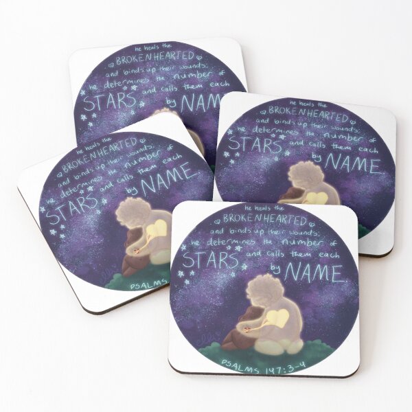 Item preview, Psalms 147:3-4 designed and sold by Ellora Elkalyn.