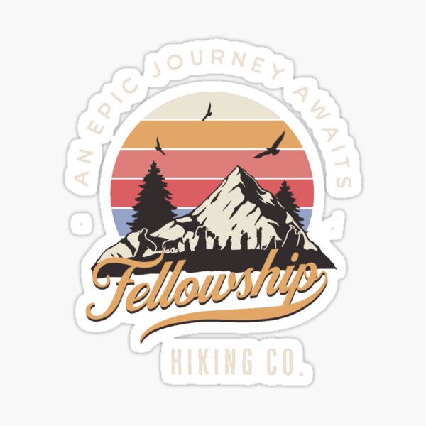 Item preview, Fellowship Hiking Co - An Epic Journey Awaits - Black - Fantasy designed and sold by KayCarlton.