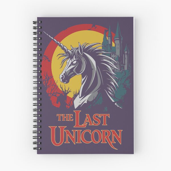 Item preview, Heavy Metal Inspired The Last Unicorn Graphic - Distressed Gothic Design with Mythical Unicorn and Castle - Dark Fantasy Movie Merch designed and sold by Space Hyenas.