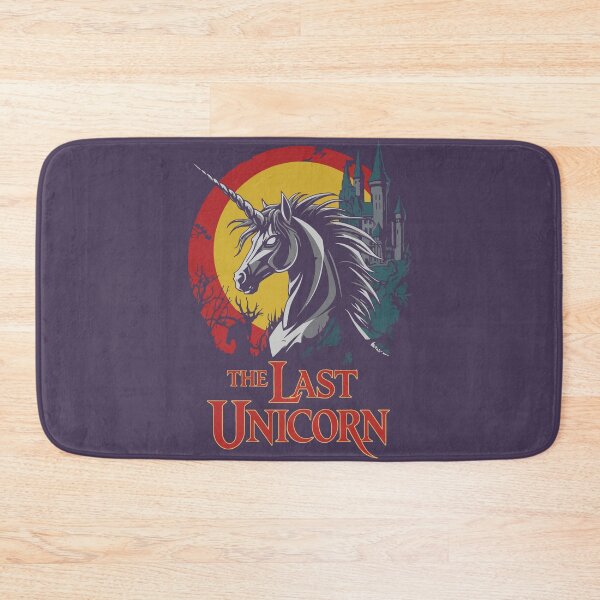 Item preview, Heavy Metal Inspired The Last Unicorn Graphic - Distressed Gothic Design with Mythical Unicorn and Castle - Dark Fantasy Movie Merch designed and sold by Space Hyenas.