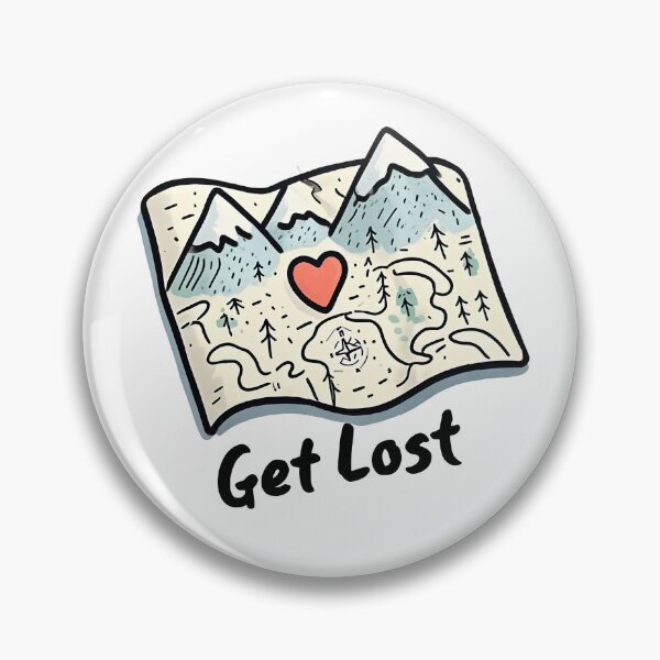Item preview, Get Lost Map design  designed and sold by DesignStudio135.