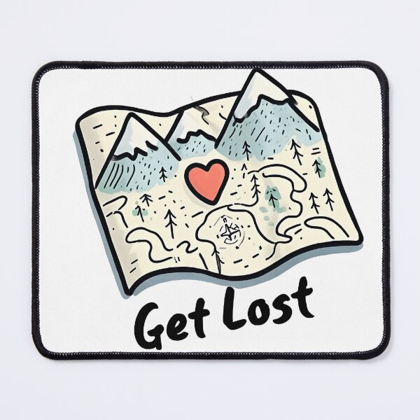Item preview, Get Lost Map design designed and sold by DesignStudio135.