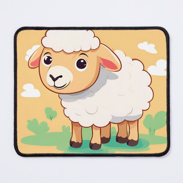 Item preview, little white sheep in the green pasture designed and sold by marvinins.
