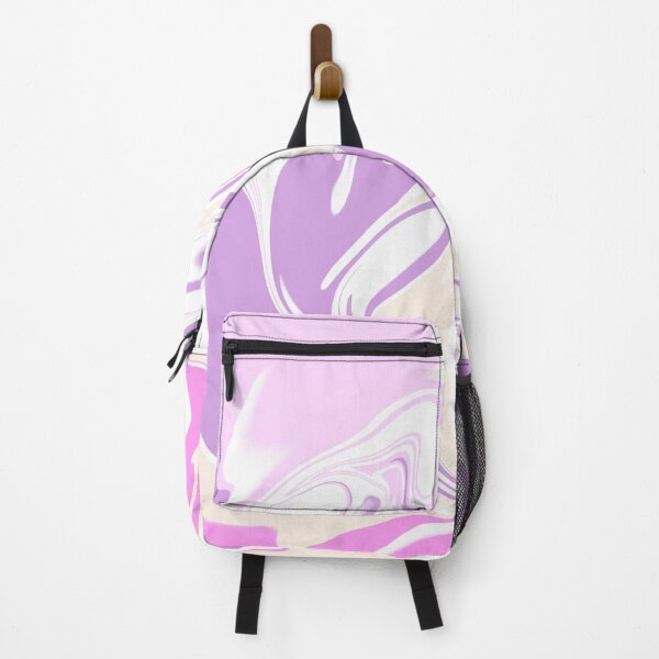Item preview, Abstract Marbled Swirls in Purple, Dark Purple, Dark Pink, Beige and White designed and sold by JulzPink.