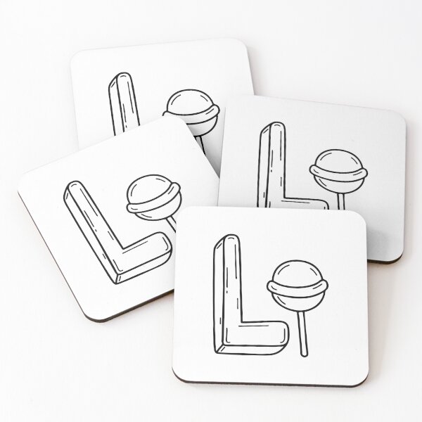 Item preview, An Illustration of Lollipop beside letter L designed and sold by rasagamastore.