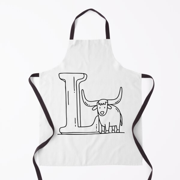 Item preview, An Illustration of Longhorn beside letter L designed and sold by rasagamastore.