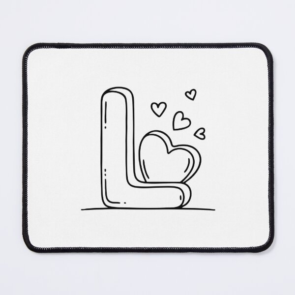 Item preview, An Illustration of Love beside letter L designed and sold by rasagamastore.