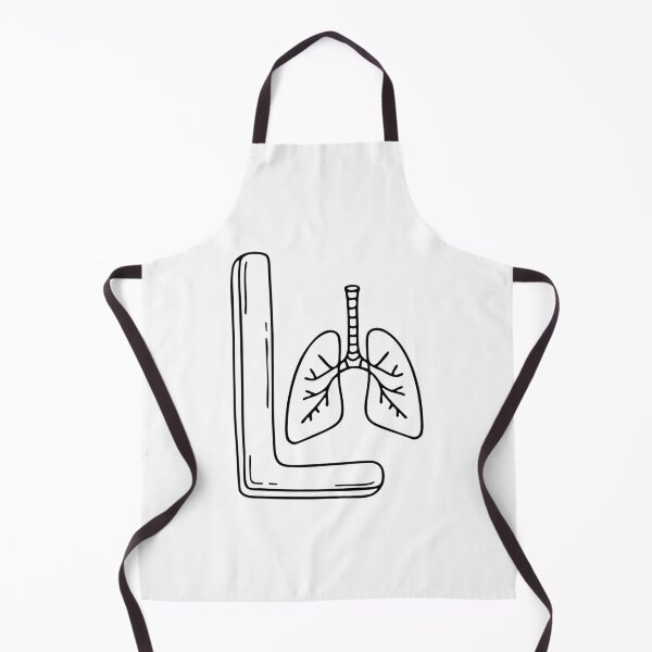 Item preview, An Illustration of Lung beside letter L designed and sold by rasagamastore.