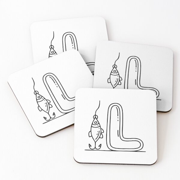 Item preview, An Illustration of Lure beside letter L designed and sold by rasagamastore.
