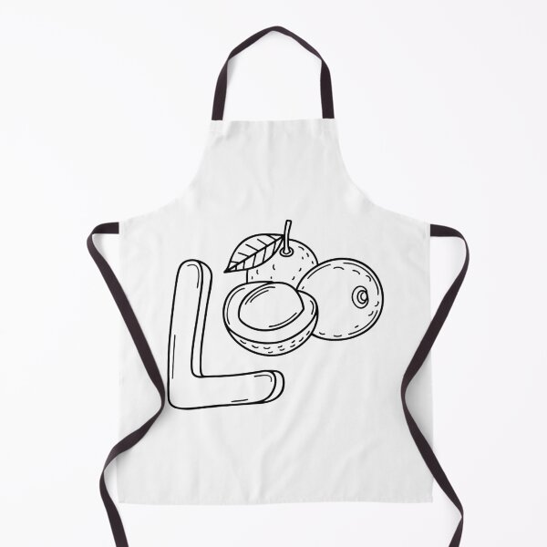 Item preview, An Illustration of Lychee beside letter L designed and sold by rasagamastore.