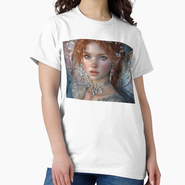 Aperçu de l'œuvre Fée Haute Couture : Opales et Nacre créée et vendue par ACuriousshoppe.
