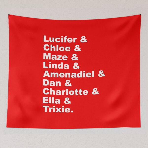 Item preview, Lucifer & Chloe & Maze & Linda & Amenadiel & Dan & Charlotte & Ella & Trixie designed and sold by FangirlFuel.
