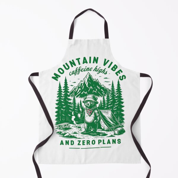 Item preview, Mountain vibes, caffeine highs, and zero plans designed and sold by DesignStudio135.