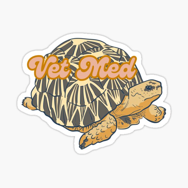 Item preview, Radiated Tortoise Vet Med designed and sold by WildSideVetTech.