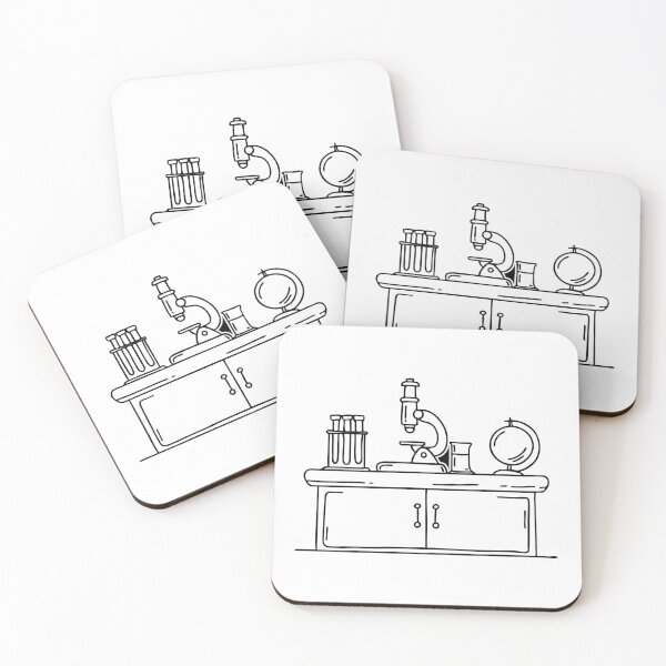 Item preview, Laboratory filled with various scientific equipments designed and sold by rasagamastore.