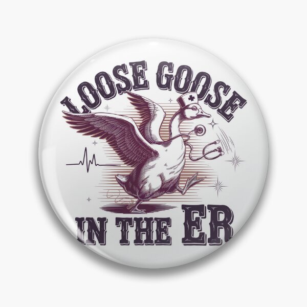 Item preview, Funny Loose Goose in the ER designed and sold by catthemedic.