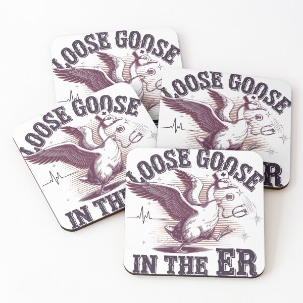 Item preview, Funny Loose Goose in the ER designed and sold by catthemedic.