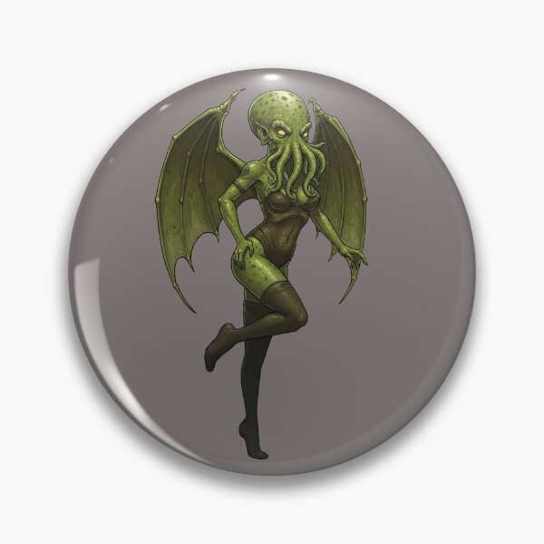 Item preview, HOT Cthulhu Pin-Up - Lovecraftian Mythos Inspired Digital Art - Unique and Mature Fantasy Illustration with Tentacle Details designed and sold by Space Hyenas.