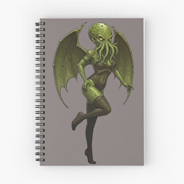 Item preview, HOT Cthulhu Pin-Up - Lovecraftian Mythos Inspired Digital Art - Unique and Mature Fantasy Illustration with Tentacle Details designed and sold by Space Hyenas.
