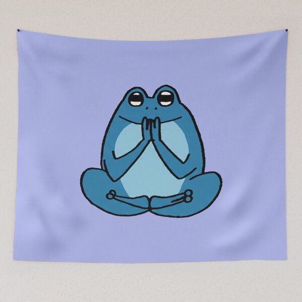 Item preview, Serene Meditating Frog designed and sold by zzz888.