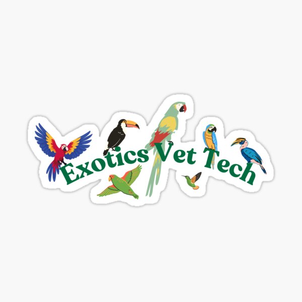 Item preview, Exotics Vet Tech - Birds designed and sold by WildSideVetTech.