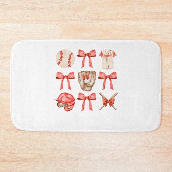 Item preview, Cute Baseball Bow Illustration designed and sold by JoelFox165.